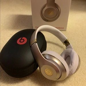 Gold Beats Studio Wireless Headphones